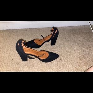 Closed toe block heels